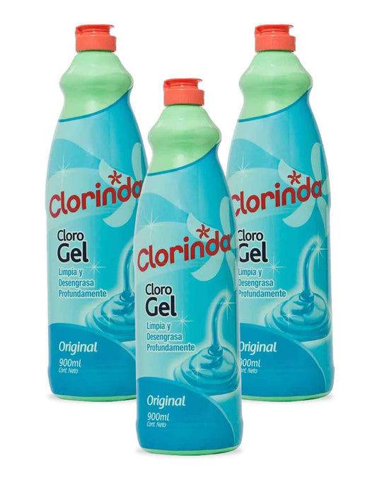 Clorinda Clorogel tradicional 3 x 900 cc