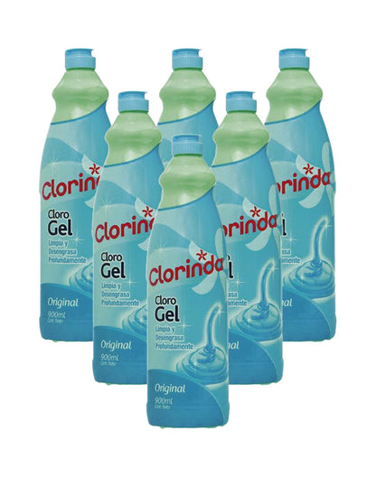 Clorinda Clorogel tradicional 6 x 900 cc