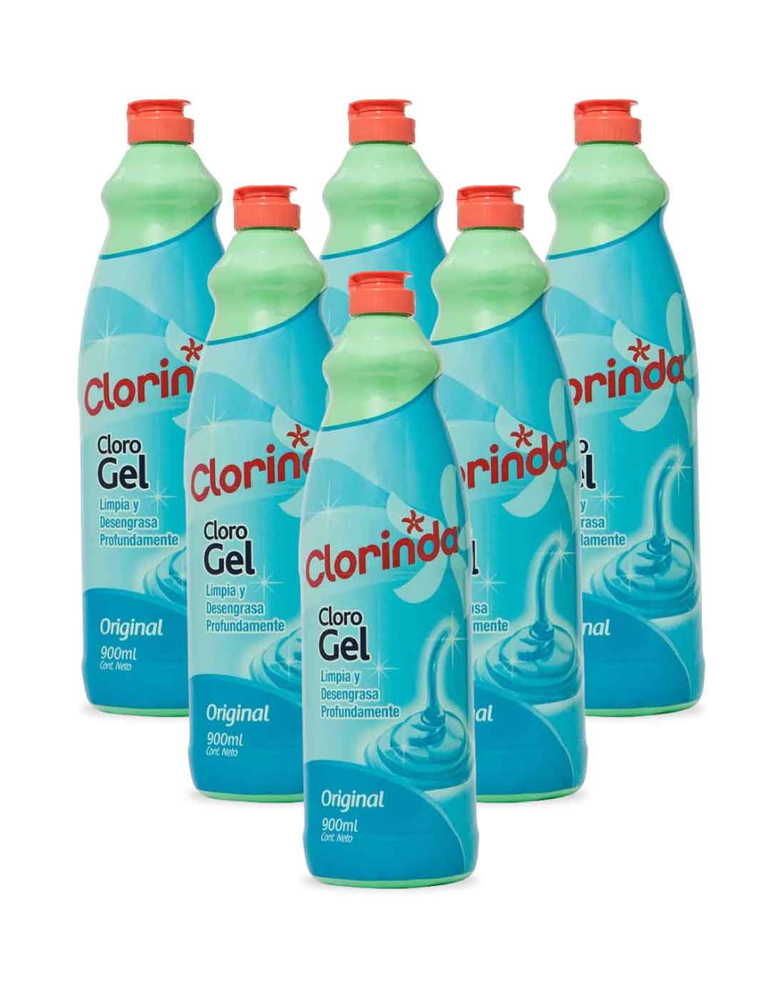 Clorinda Clorogel tradicional 6 x 900 cc