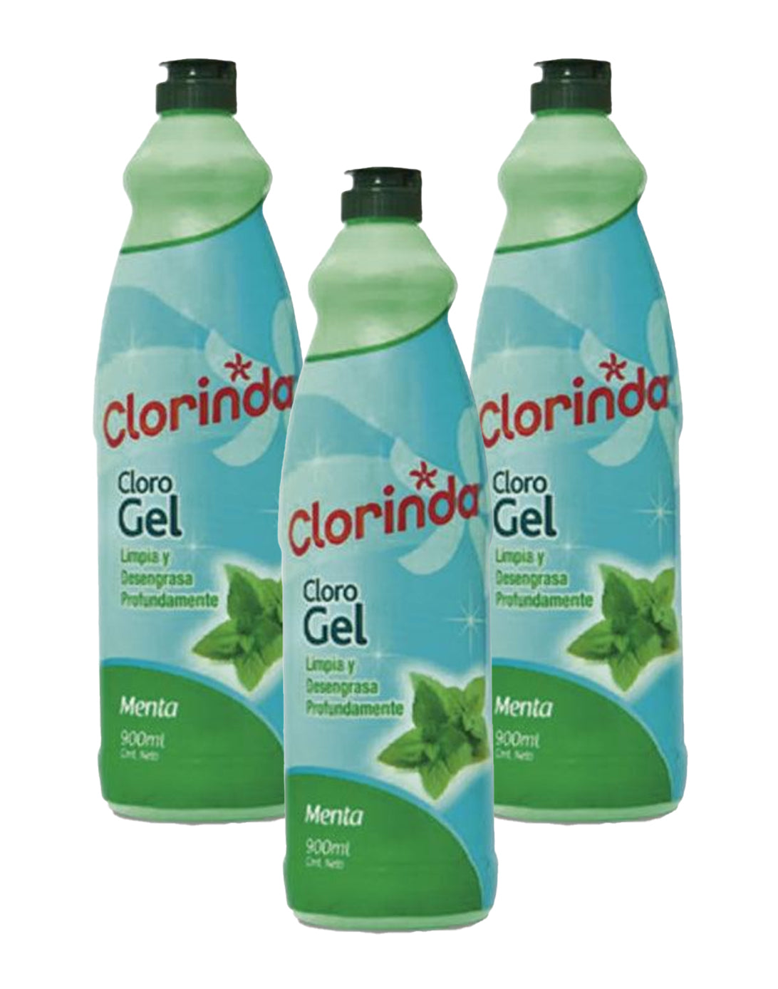 Clorinda Clorogel menta 3 x 900 cc
