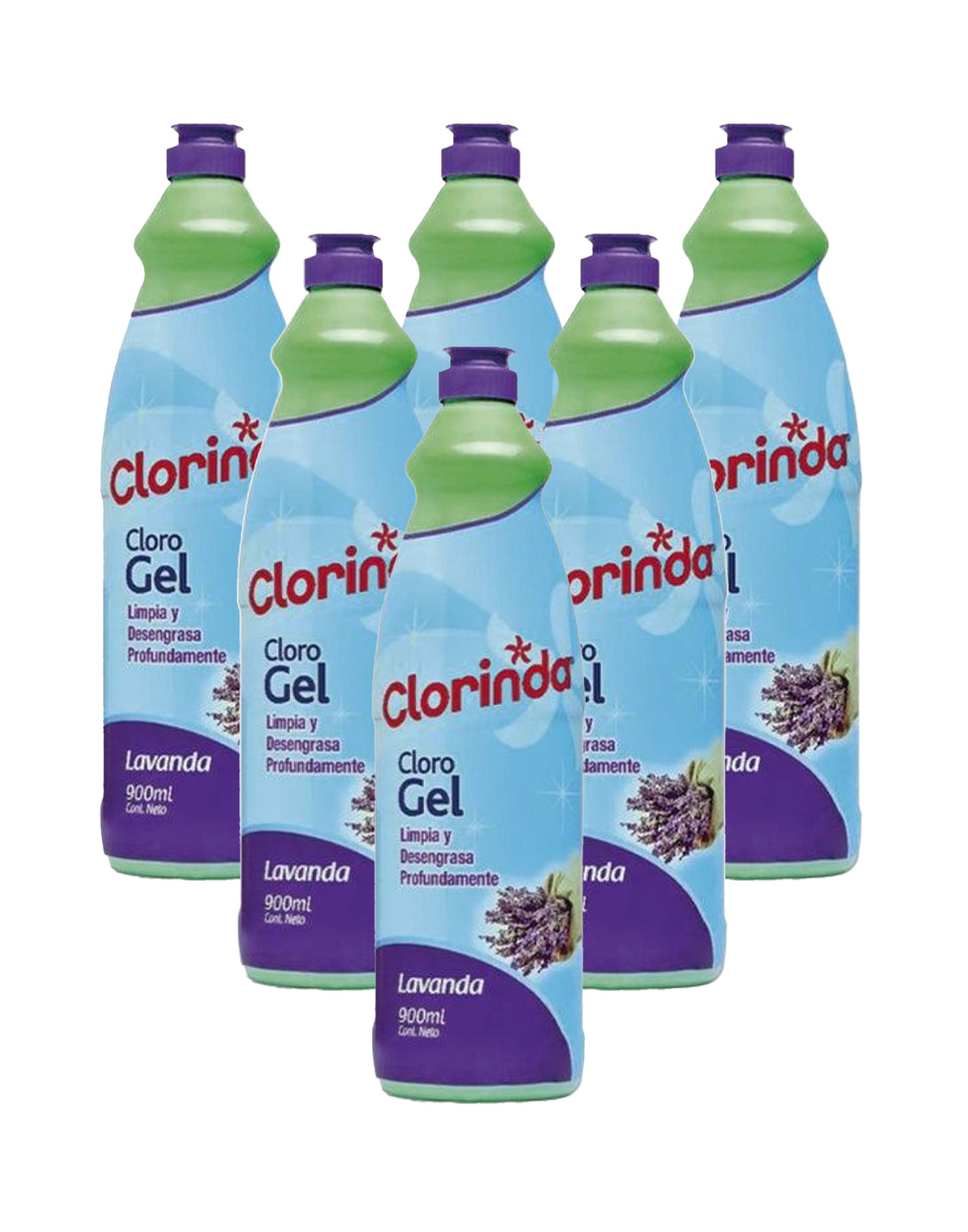 Clorinda Clorogel lavanda 6 x 900 cc
