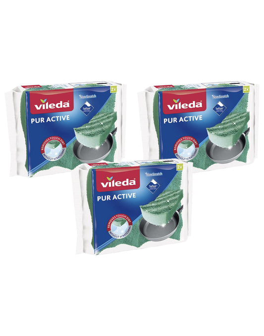 Vileda Esponja Pur Active Glitzi 3 x 2 unid