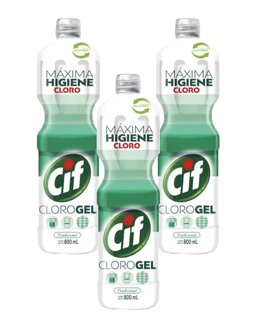 Cif Clorogel tradicional 3 x 800 ml