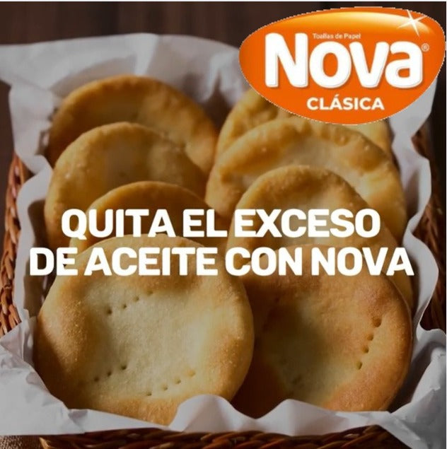 Nova Toalla de Papel 12 metros 2 MANGAS