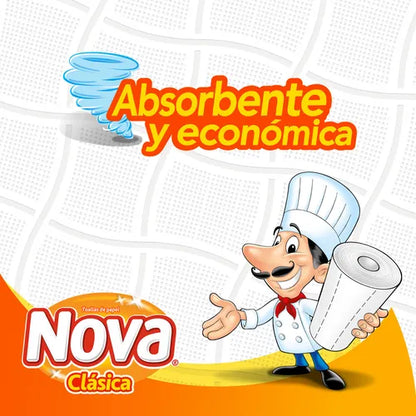 Nova Toalla de Papel 12 metros 2 MANGAS