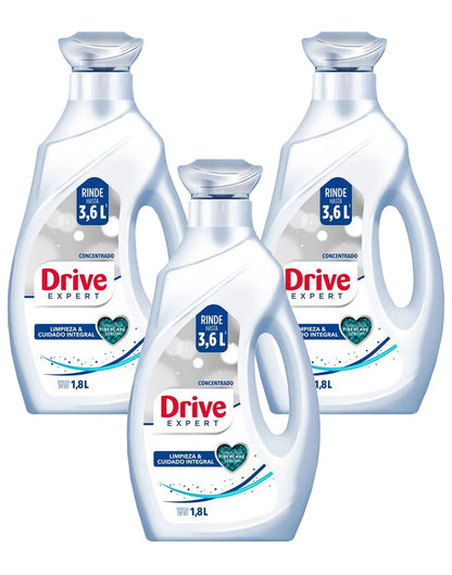 Drive Expert Detergente Líquido Concentrado 3 x 1,8 L