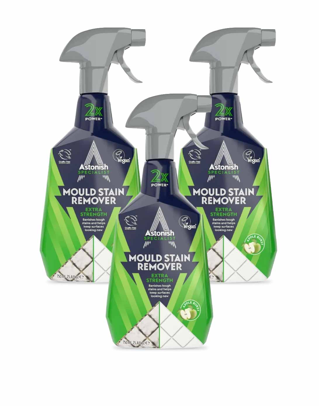 Astonish Limpiador Especialista Antihongos Extra Fuerte 3 x 750 ml