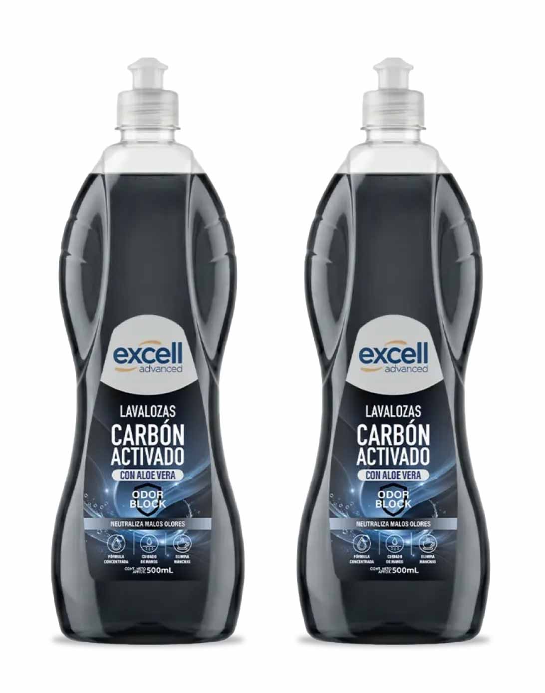 Excell Lavalozas carbón activado odor block 2 x 500 cc