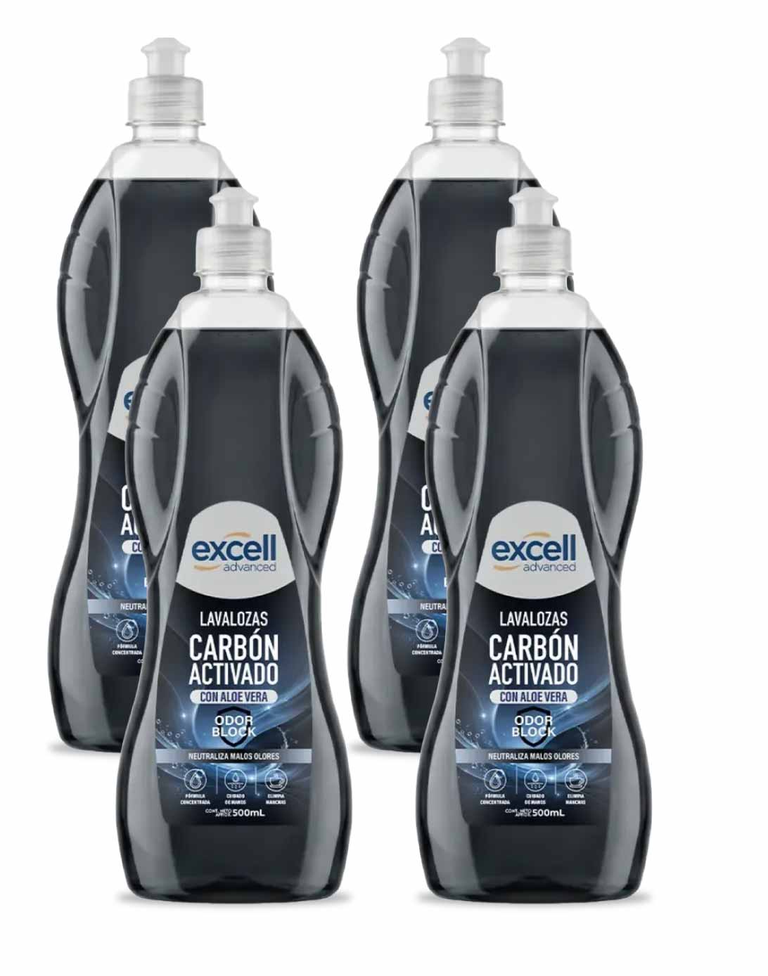 Excell Lavalozas carbón activado odor block 4 x 500 cc