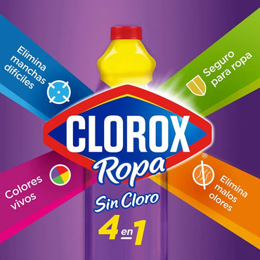 Clorox Quitamanchas ropa colores vivos 960 gr