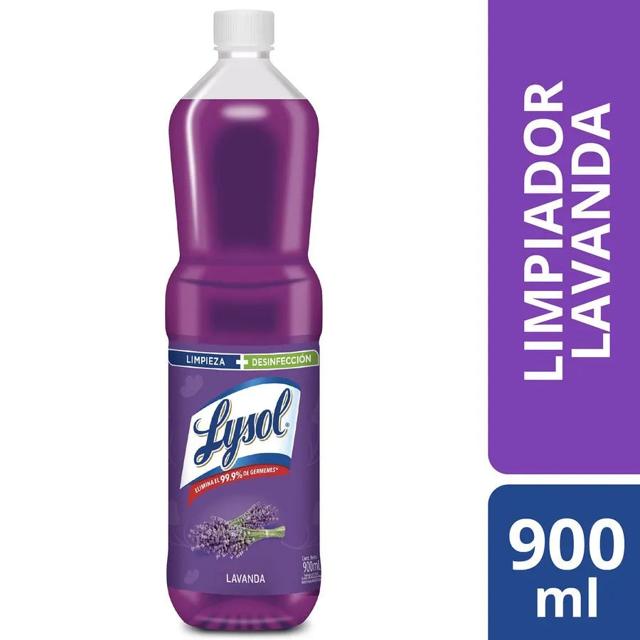 Lysol Limpia pisos Lavanda 900 cc