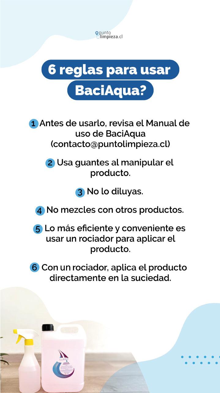 Pack BaciAqua + 2 Paños Microfibra + Rociador 1 L PACK