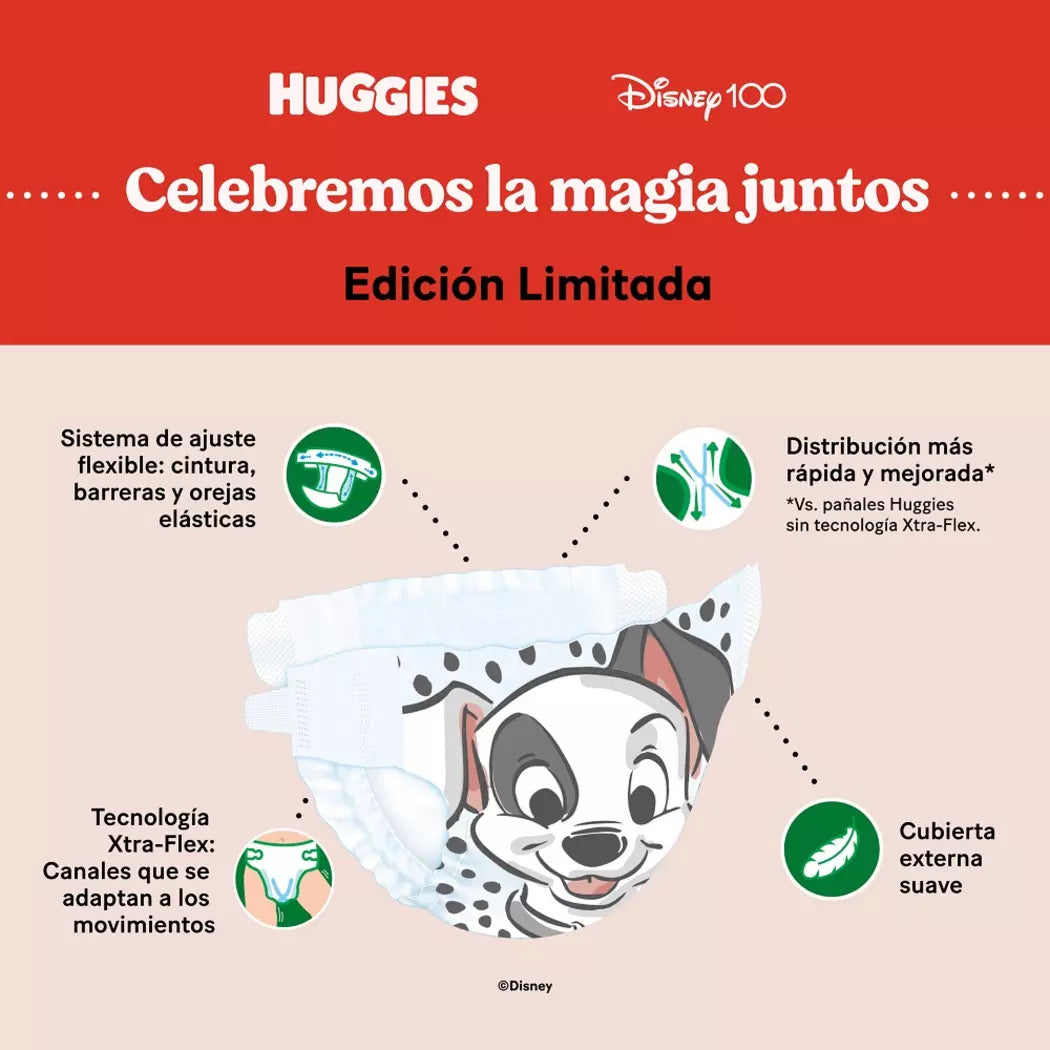 Huggies Pañales Bebé Active Sec XG 52 unid