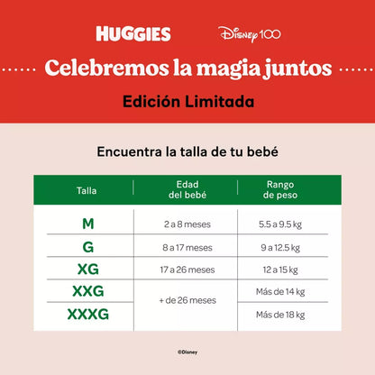 Huggies Pañales Bebé Active Sec XG 52 unid