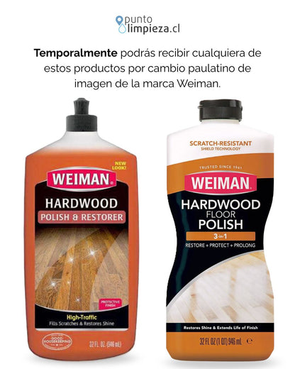 Weiman Pulidor y Abrillantador piso madera 946 cc