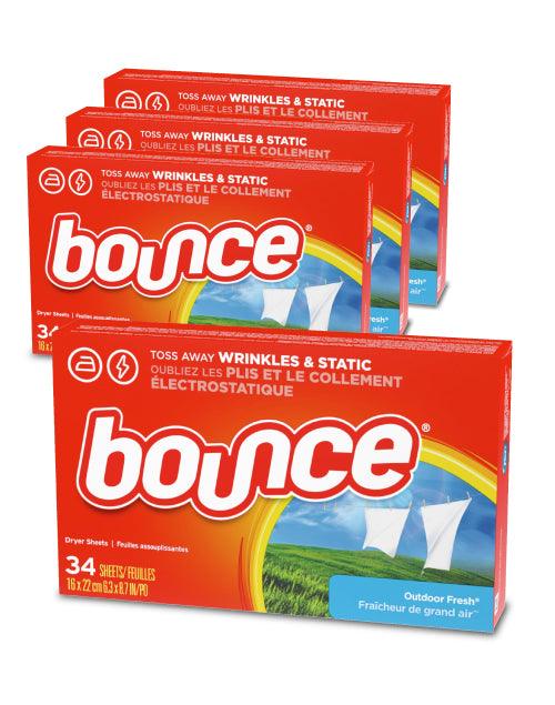 Bounce Toallas Suavizantes Antiestática 4 x 34 unid - Puntolimpieza