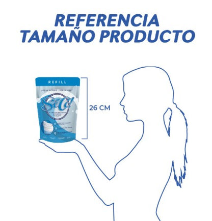 SéCo! Recarga Absorbente Humedad Rellenable 1,2 kg