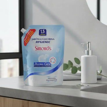 Simonds Jabón de Glicerina Hygienic DoyPack Dermo Care 1500 ml
