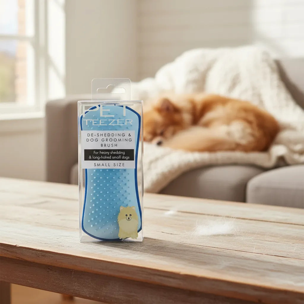 Pet Teezer Cepillo para Mascotas muda pelo largo Azul Celeste 1 unid