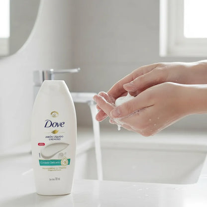 Dove Jabón Líquido Cremoso Cuidado Delicado 700 ml
