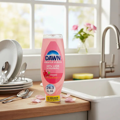 Dawn EZ-Squeeze Lavaloza Granada y Agua de Rosas 532 cc