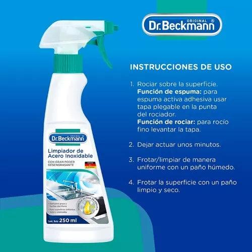 Dr. Beckmann Limpiador de Acero Inoxidable 250 cc - Puntolimpieza