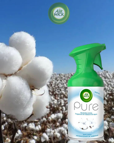 AirWick Aromatizante Aerosol Soft Cotton 250 cc