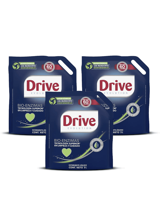 Drive Detergente Liquido Perfect Results Doypack 3 x 3 L - Puntolimpieza