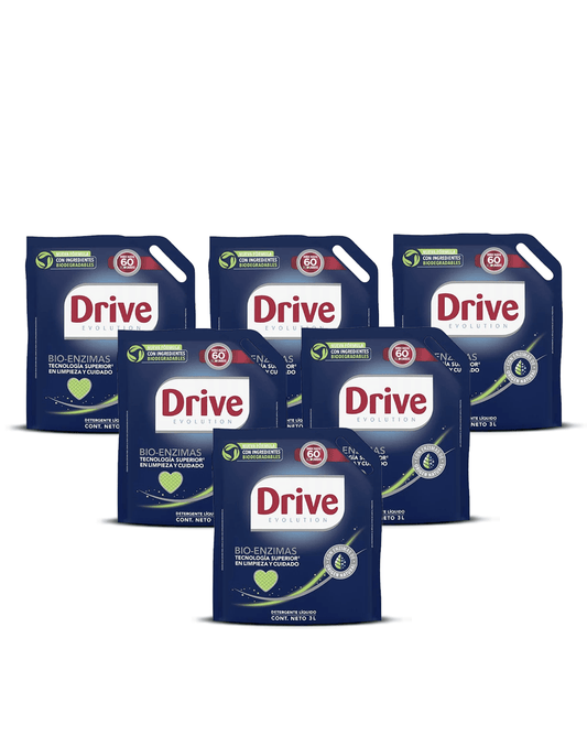 Drive Detergente Liquido Perfect Results Doypack 6 x 3 L - Puntolimpieza