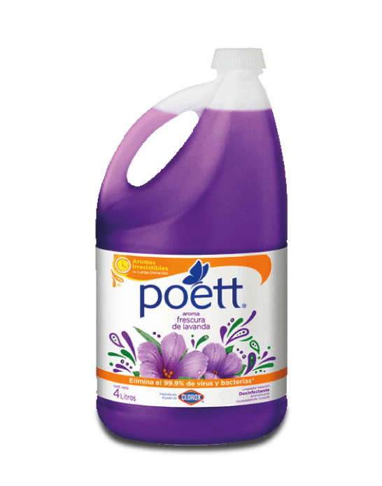 Poett Limpia Pisos Lavanda 4 L - Puntolimpieza