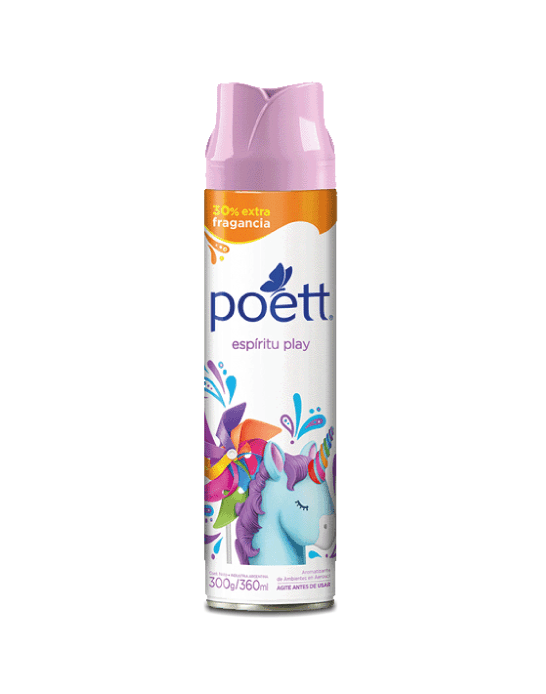 Poett Spray Ambiental Espíritu Play 360 cc - Puntolimpieza