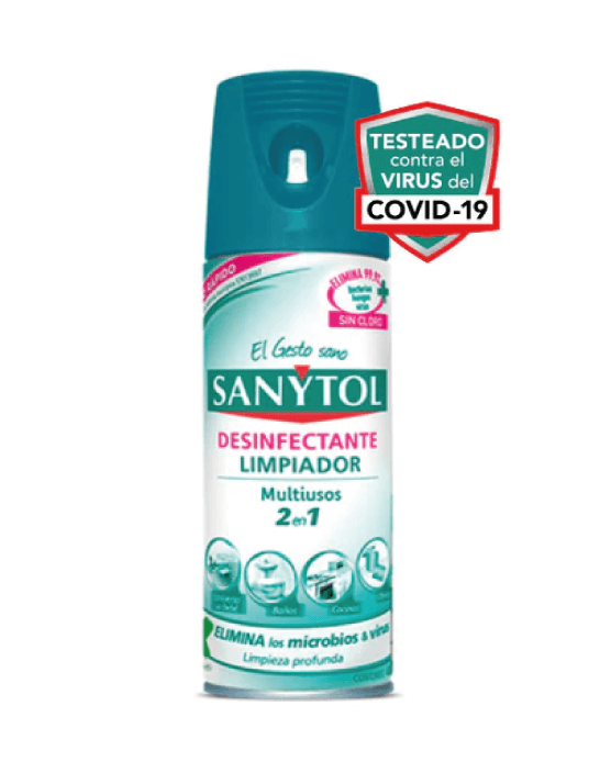 Sanytol Desinfectante Limpiador Spray 400 cc - Puntolimpieza