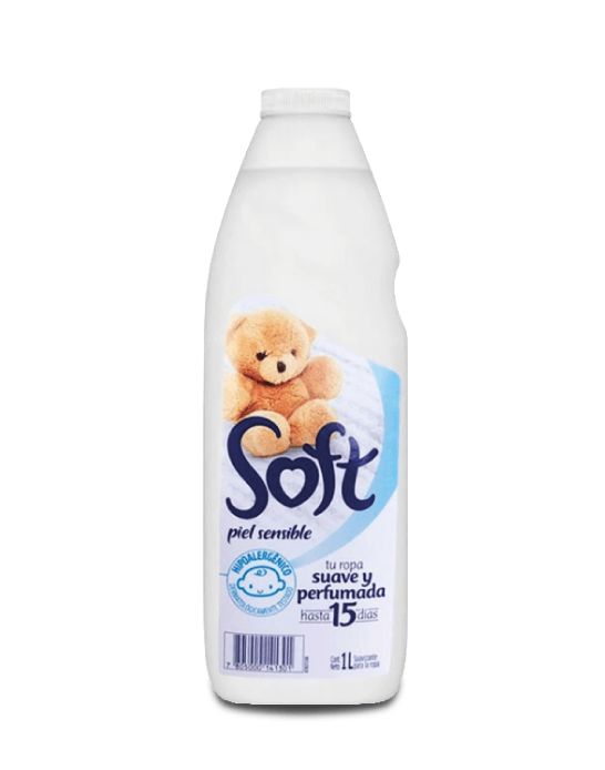 Soft Suavizante ropa Piel Sensible 1 L - Puntolimpieza