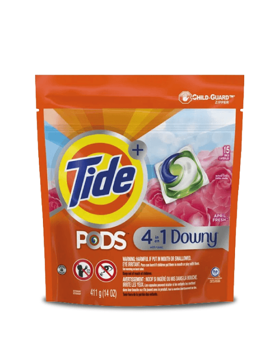 Tide Pods Downy Detergente en capsulas 15 unid - Puntolimpieza