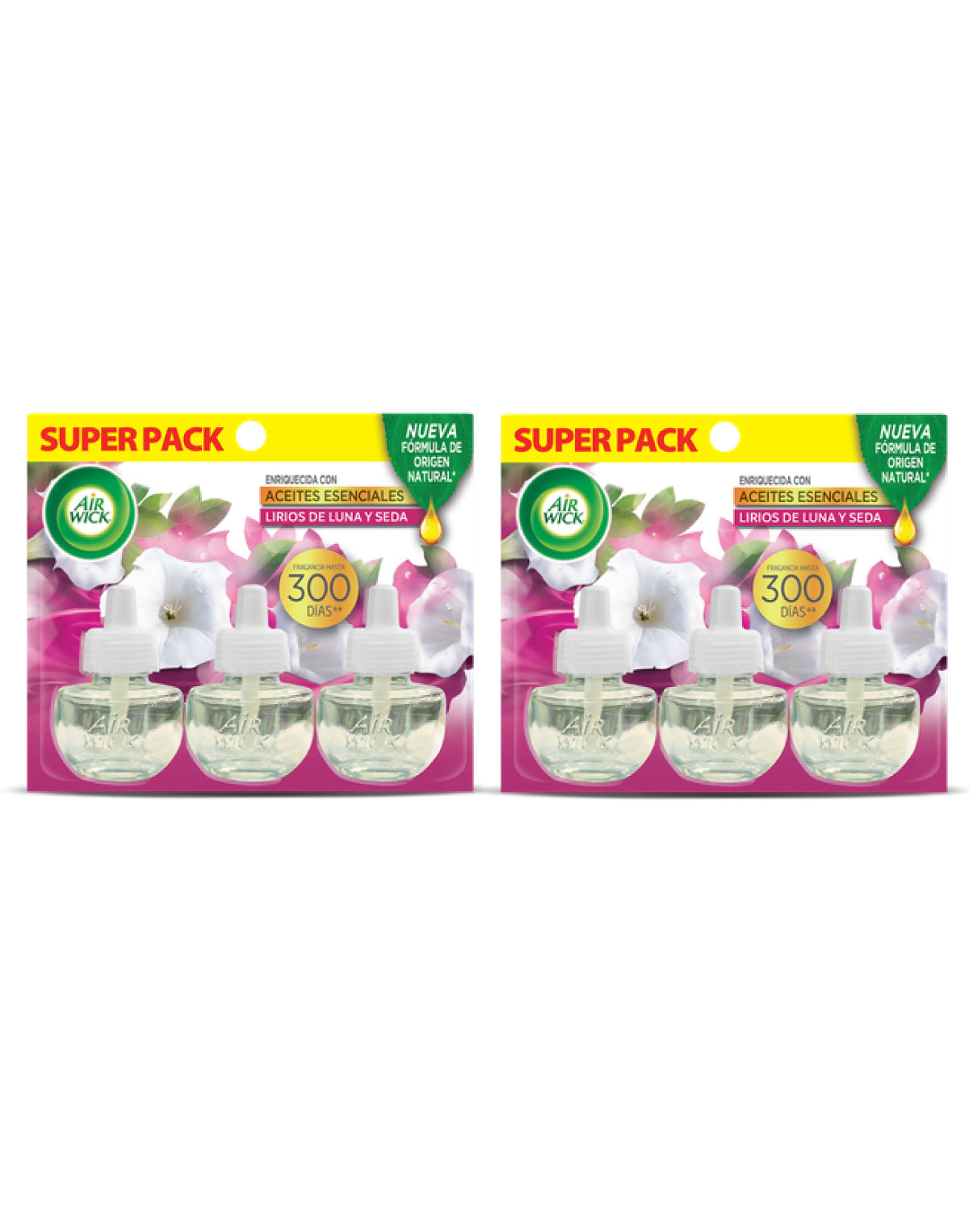 AirWick Recarga Desodorante Electrico Lirios 2 x 3 unid - Puntolimpieza