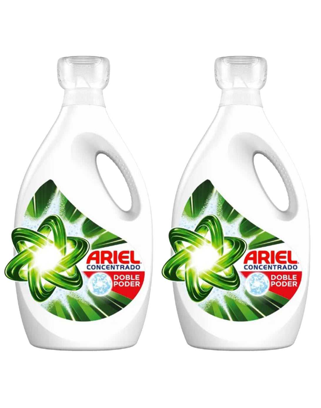 Ariel Power Liquid Detergente líquido concentrado 2 x 1,8 L - Puntolimpieza