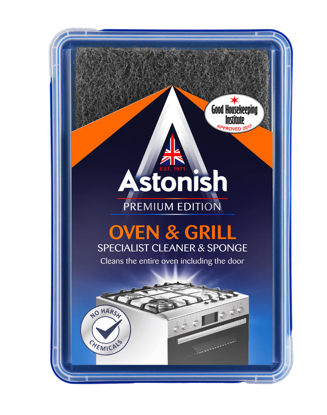 Astonish Pasta Limpiadora con Esponja Especialista para Hornos y Parrillas 250 gr - Puntolimpieza