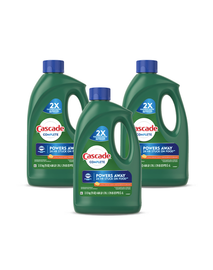 Cascade Detergente Lavavajilla Complete Gel 3 x 2,12 kg - Puntolimpieza