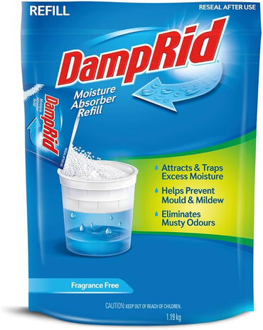 DampRid Absorbente Humedad Rellenable Aroma Fresh 311 gr