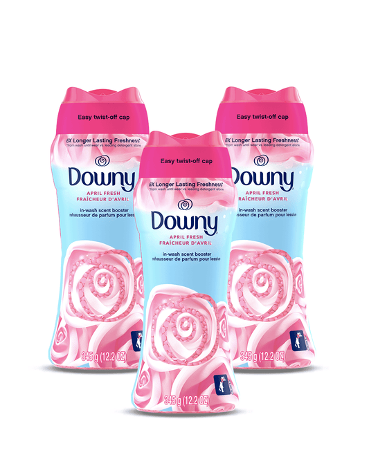 Downy Perlas de Perfume April Fresh Protect 3 x 345 gr - Puntolimpieza