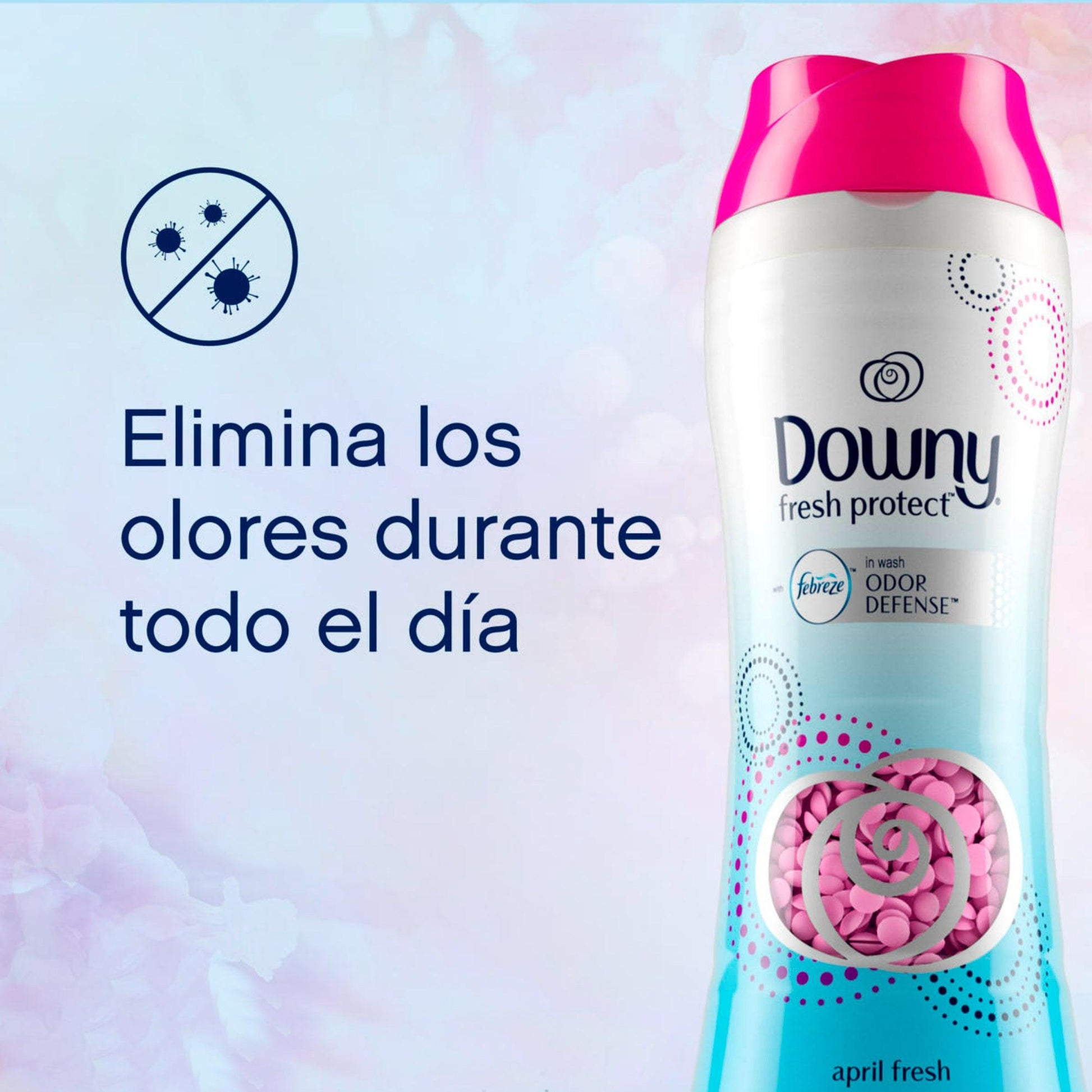 Downy Perlas de Perfume April Fresh Protect 3 x 345 gr - Puntolimpieza