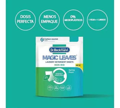 Dr. Beckmann Detergente en Láminas Magic Leaves 20 unid - Puntolimpieza