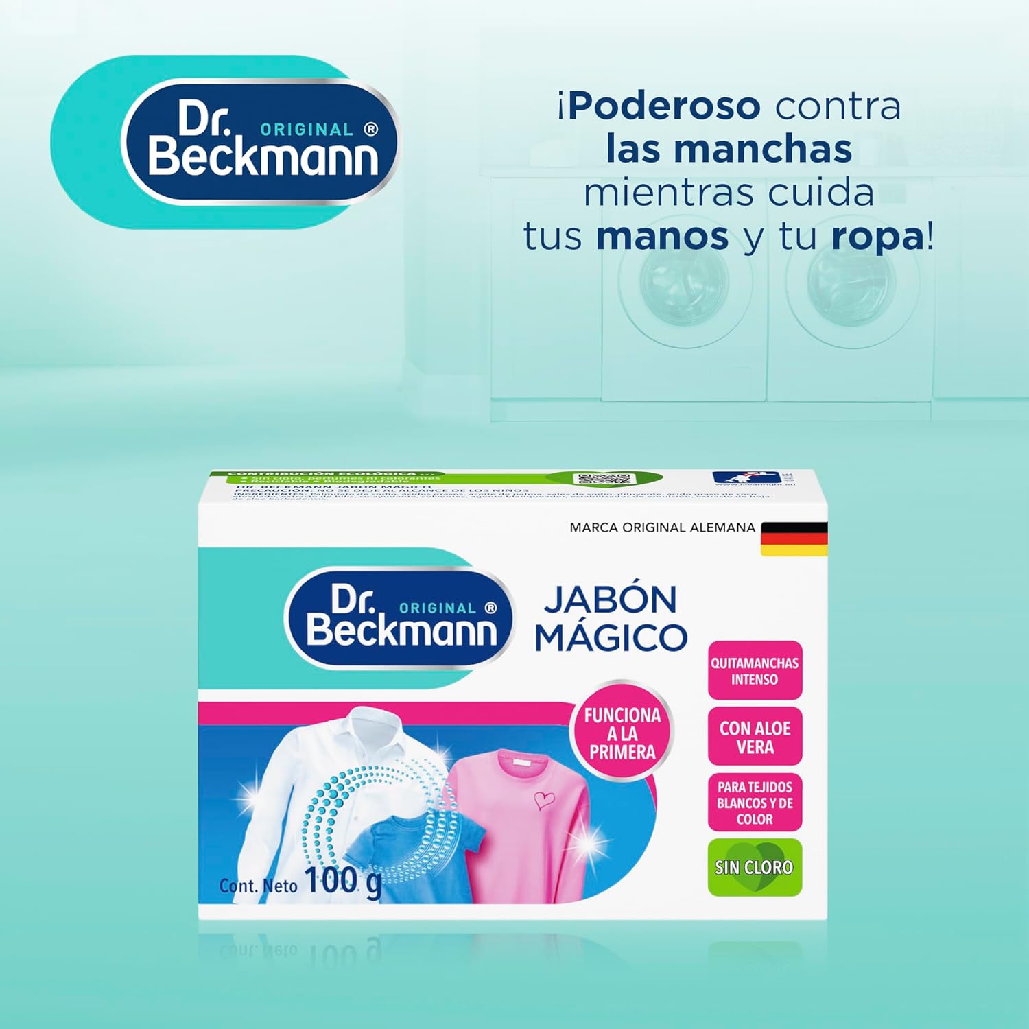 Dr. Beckmann Jabón Mágico 3 x 100 gr - Puntolimpieza