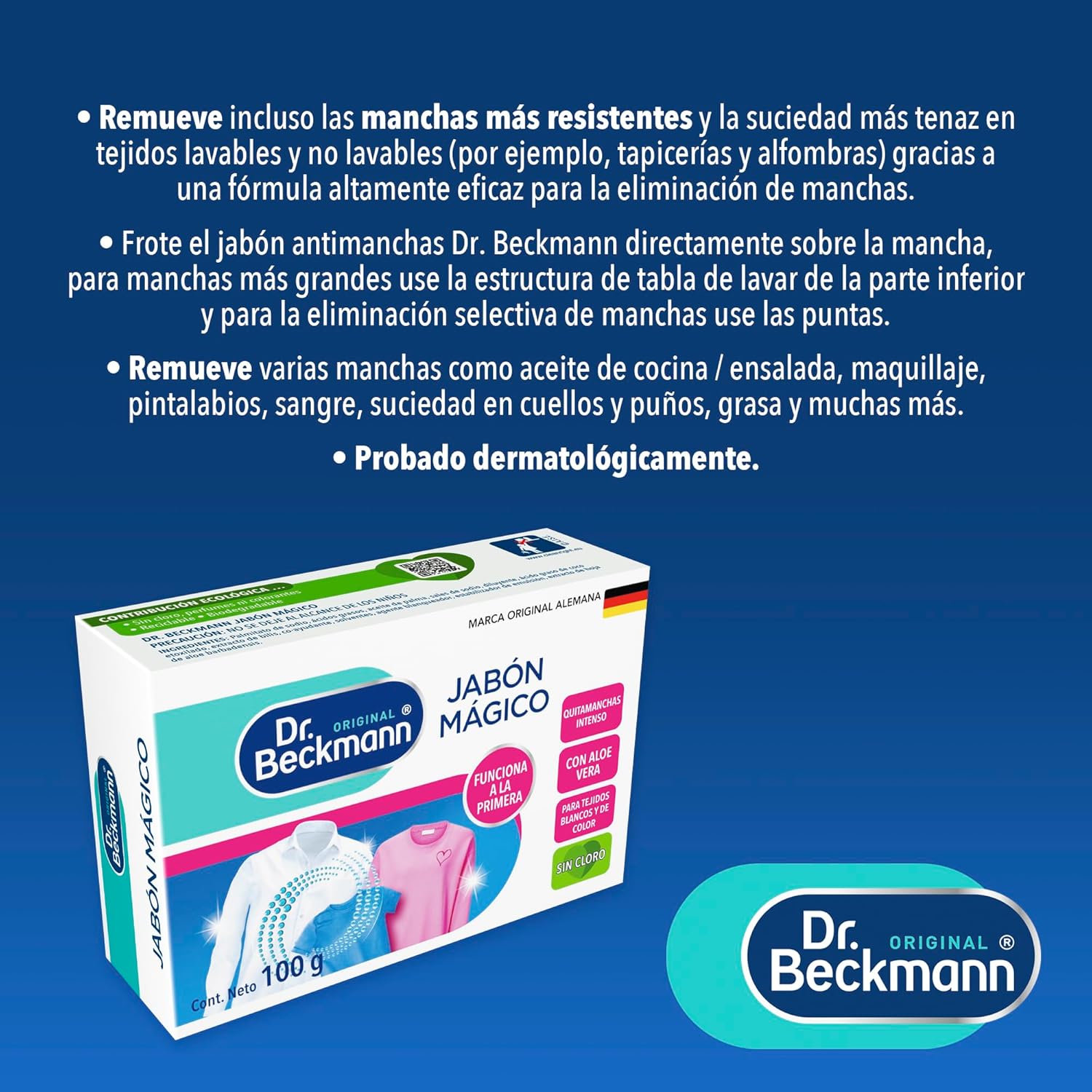 Dr. Beckmann Jabón Mágico 3 x 100 gr - Puntolimpieza
