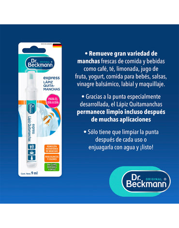Dr. Beckmann Lápiz Mágico Quitamanchas Express 1 unid - Puntolimpieza