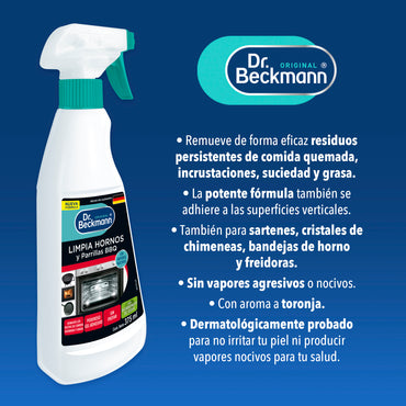 Dr. Beckmann Limpia Hornos 3 x 375 cc - Puntolimpieza