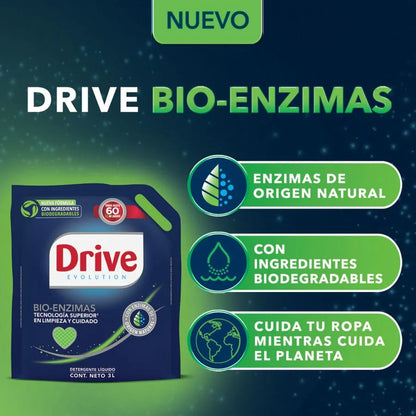 Drive Detergente Liquido Perfect Results Doypack 4 x 3 L - Puntolimpieza