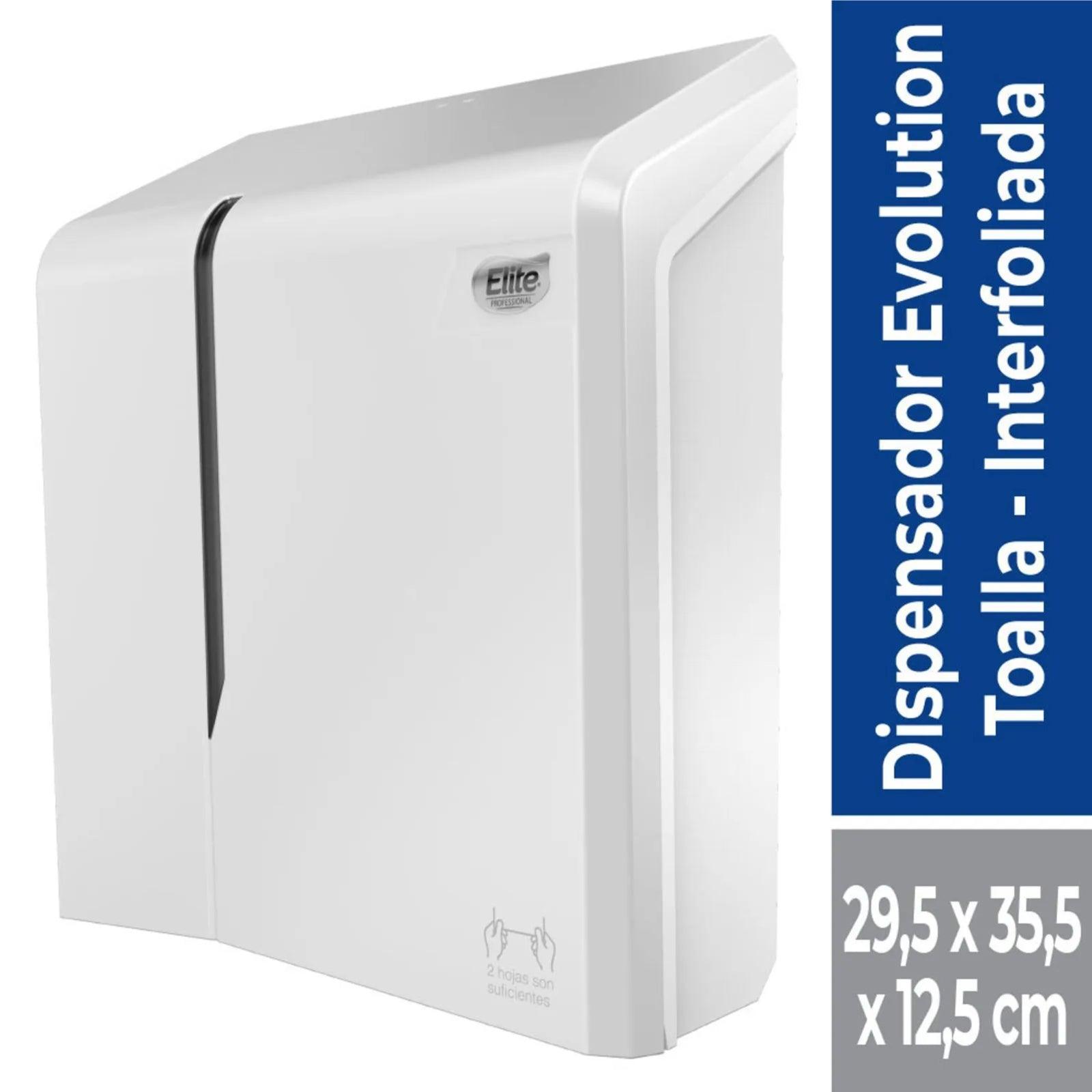 Elite Dispensador Toalla Interfoliada Evolution Blanco 1 unid - Puntolimpieza