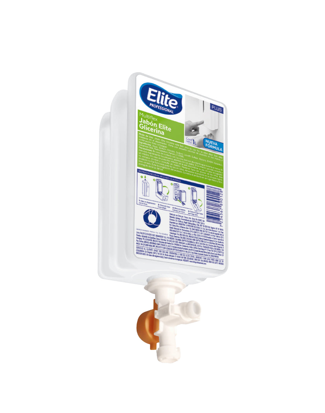 Elite Jabón Multiflex Líquido Glicerina 1 L - Puntolimpieza