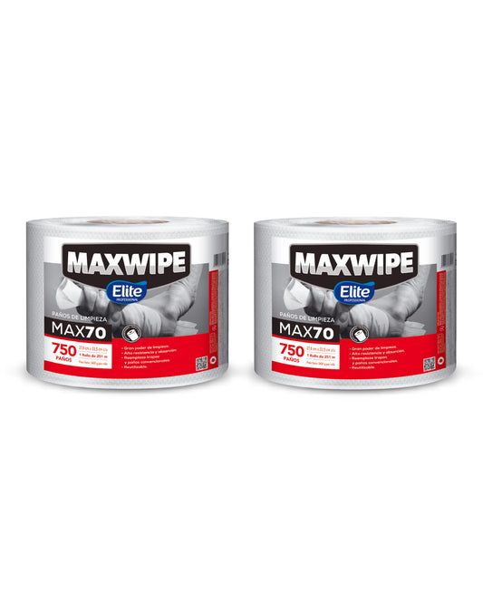 Elite Maxwipe Paños de Limpieza MAX70 2 x 750 unid - Puntolimpieza